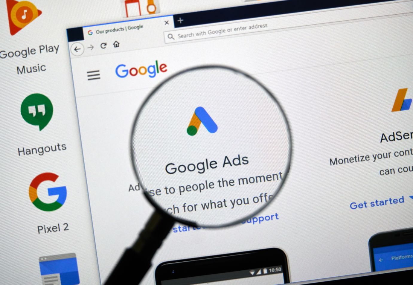 Google Ads diagnostiqueur immo